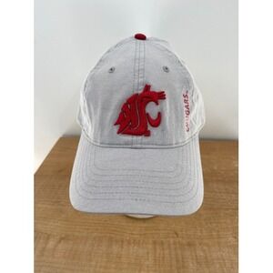Washington State Cougars Hat Captivating Men's Adjustable Gray Red
